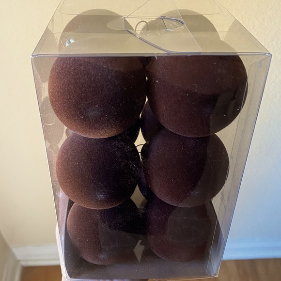 3 SETS Hobby Lobby Flocked Ornaments - Picture 7 of 9